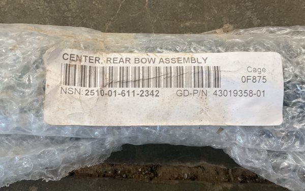 Rear Bow Center Section for General Dynamics M1163 Growler ITV-PM