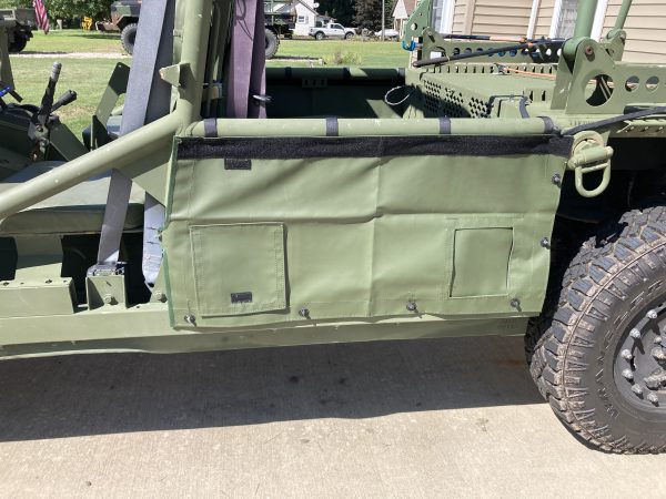 Rear Canvas Panel - driver's side for M1161 and M1163 Growler