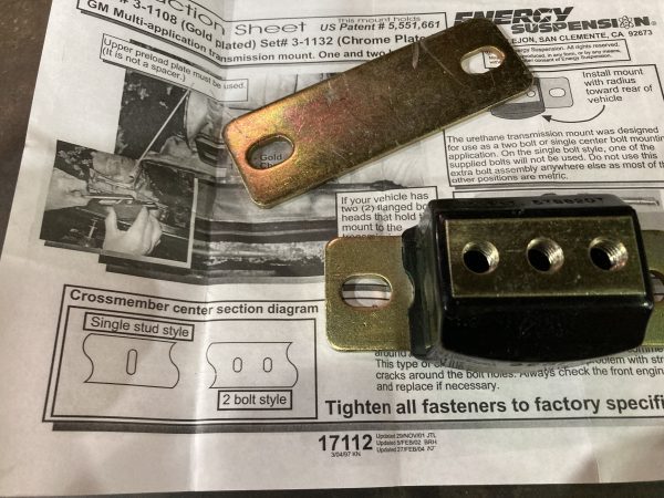 Transmission Mounts for M1161 and M1163 Growler